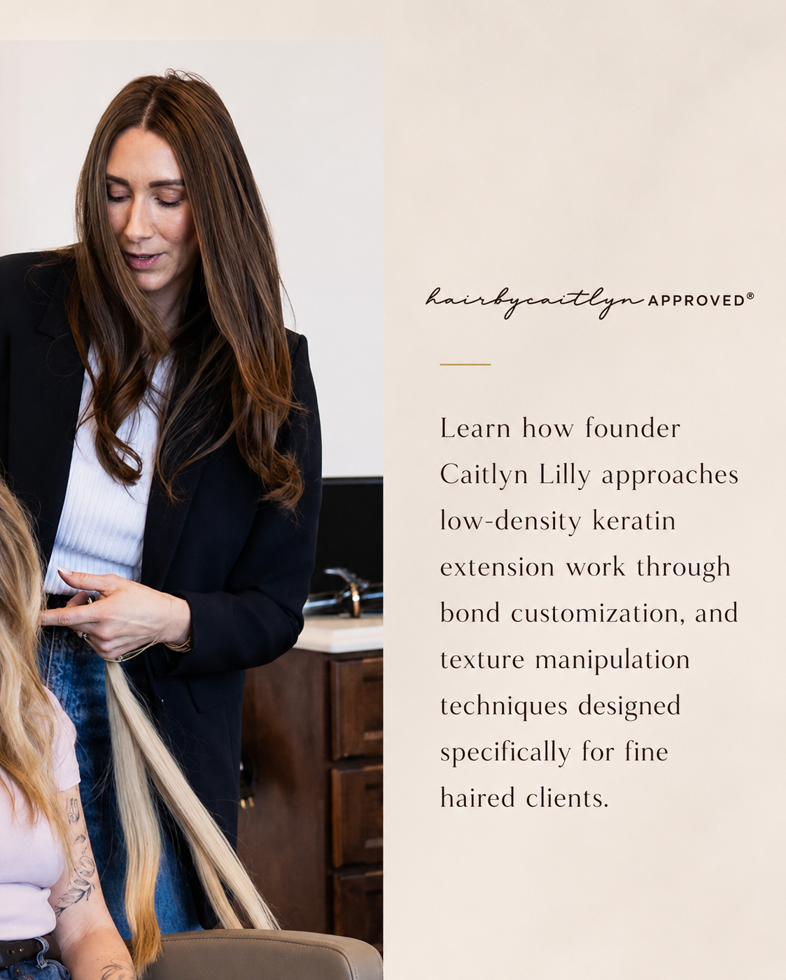 Orahhair x HairbyCaitlyn APPROVED® | Keratin Extension Education - Miami, FL