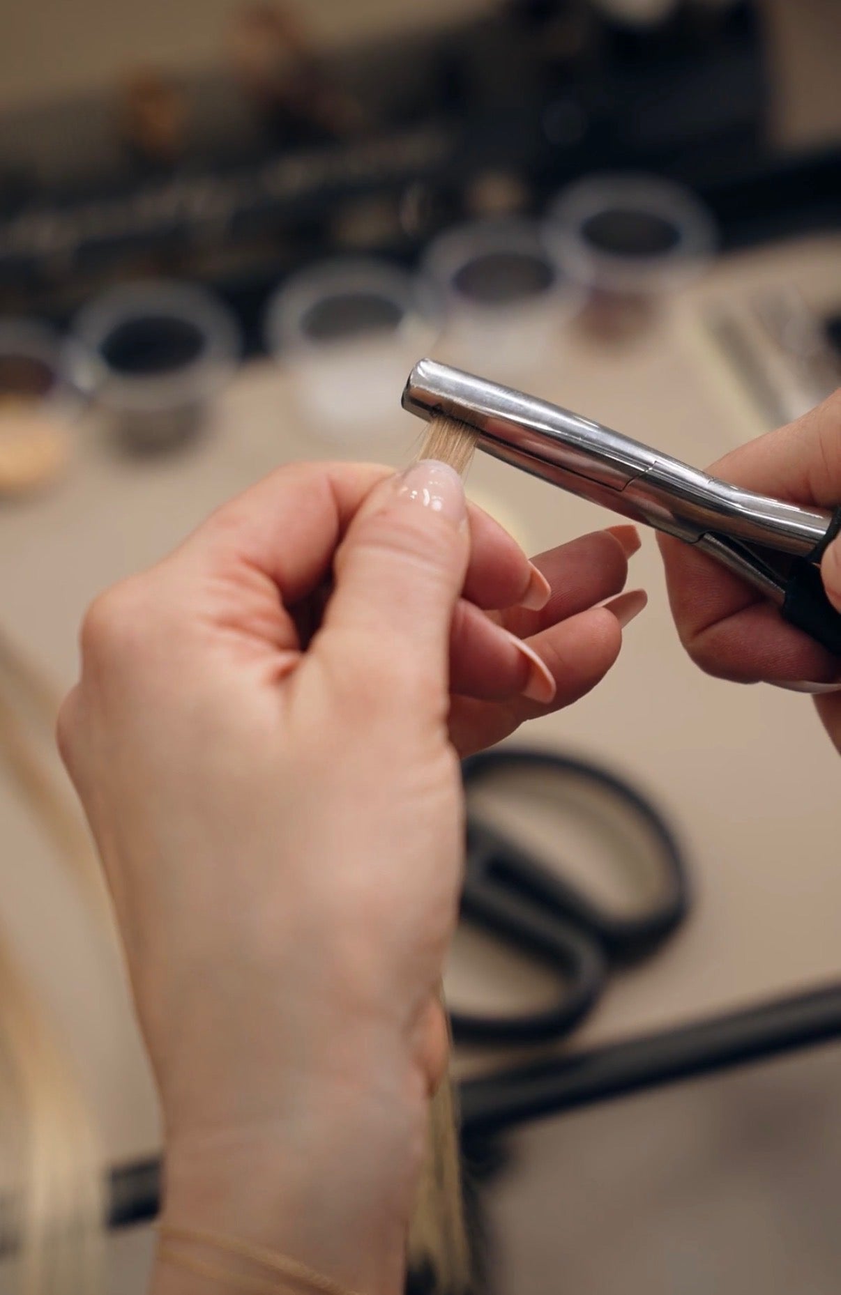 The Flat Form Pliers | Keratin Bond Customization Tool