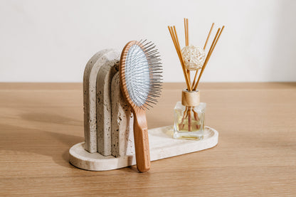 Signature Brush - White Cushion