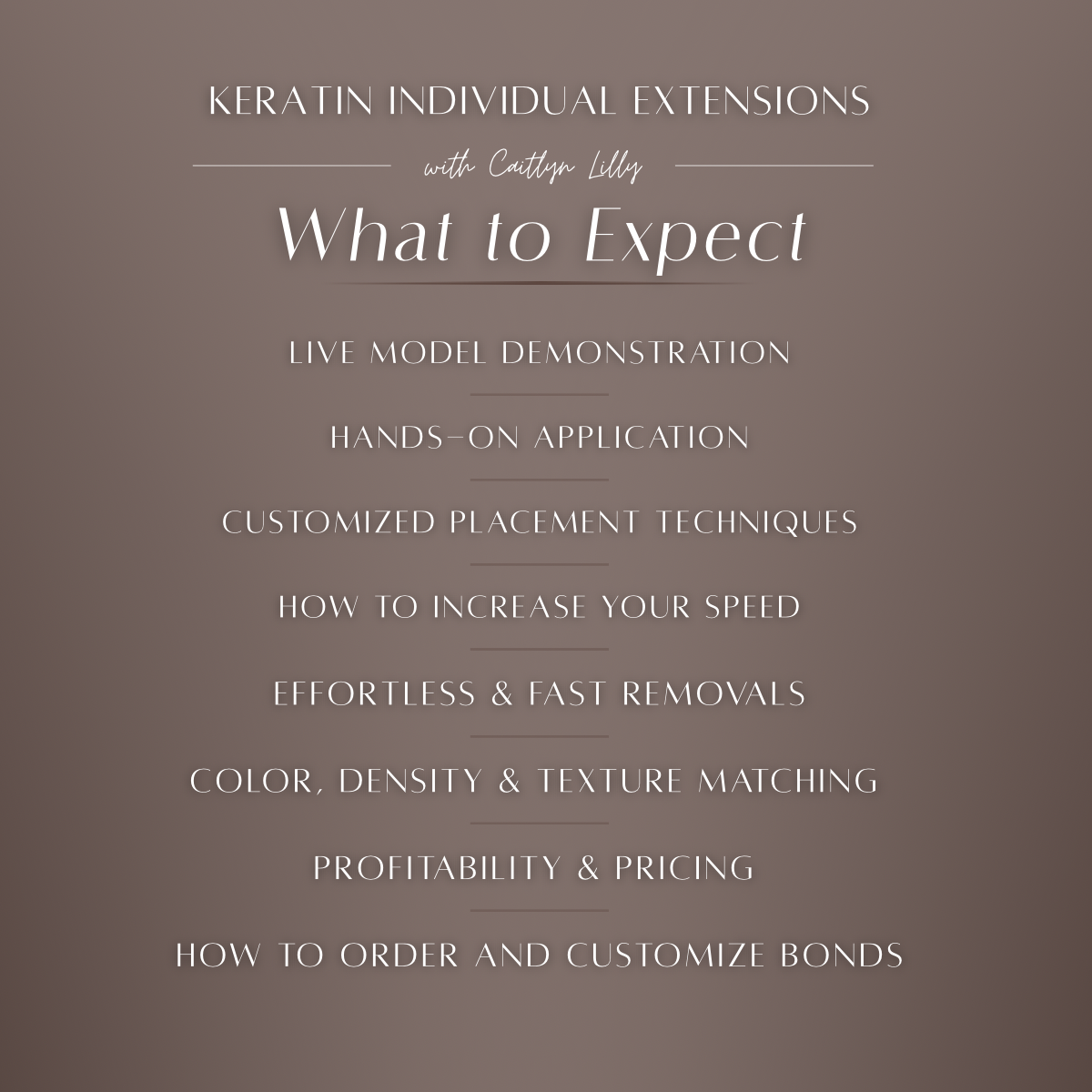 Complete Keratin Extension Hands-On | Kansas City, MO